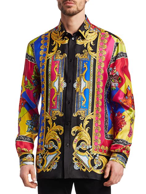 versace for men shirts|men's Versace shirts on sale.